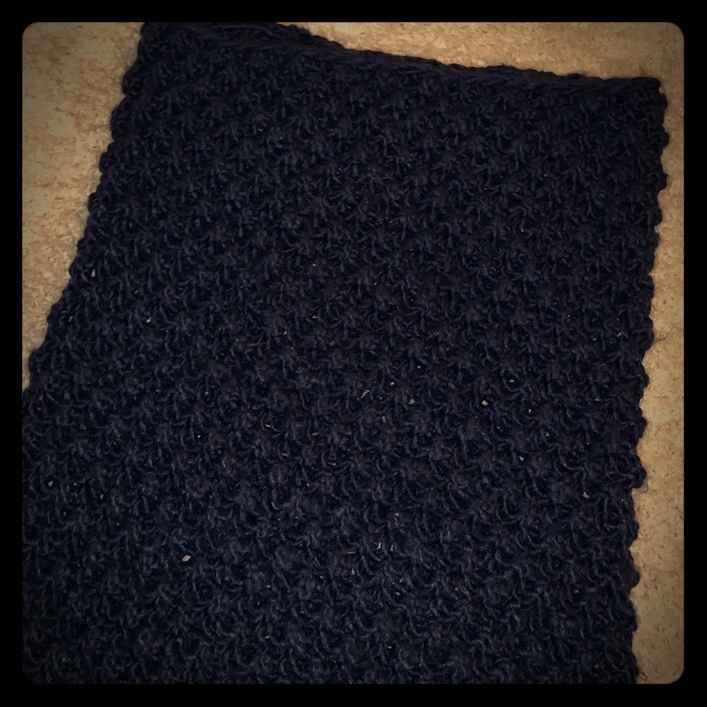 Blue textured scarf!